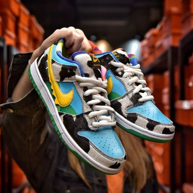 Dunk Low Ben Jerry Tênis casual para homens e mulheres