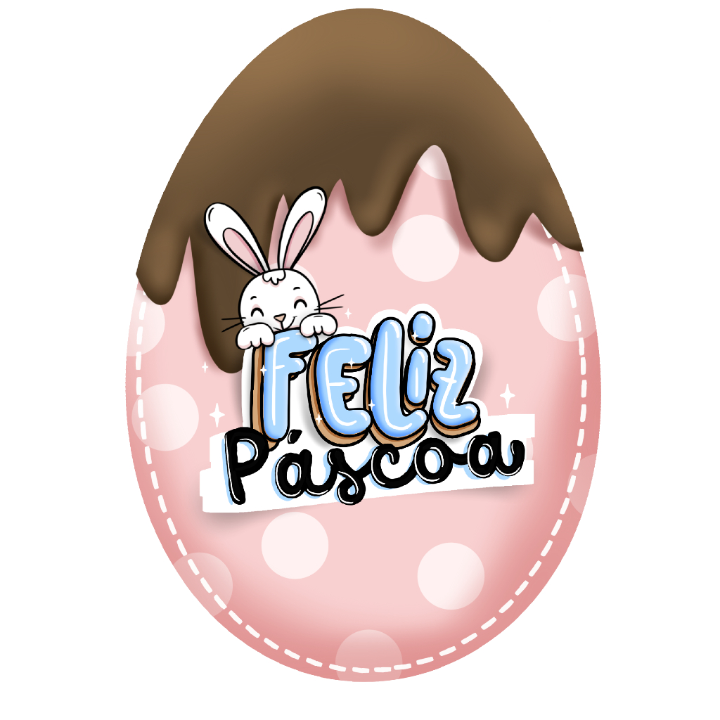 50 Etiquetas Adesivas Oval 4,5cm. Agradecimento para seu Ovo de Páscoa