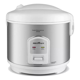 Panela Elétrica De Arroz Britânia Bpa5bi Inox 5 Xícaras