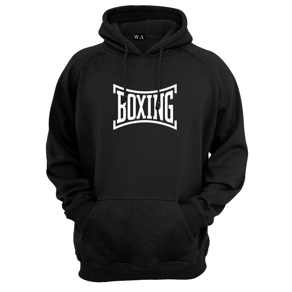 Blusa De Frio Boxing Boxe Luta Flanelado Com Capuz Flanelado