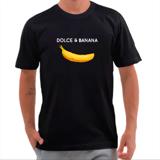 Camiseta Masculina Dolce e Banana Animação Desenho 100% Algodao