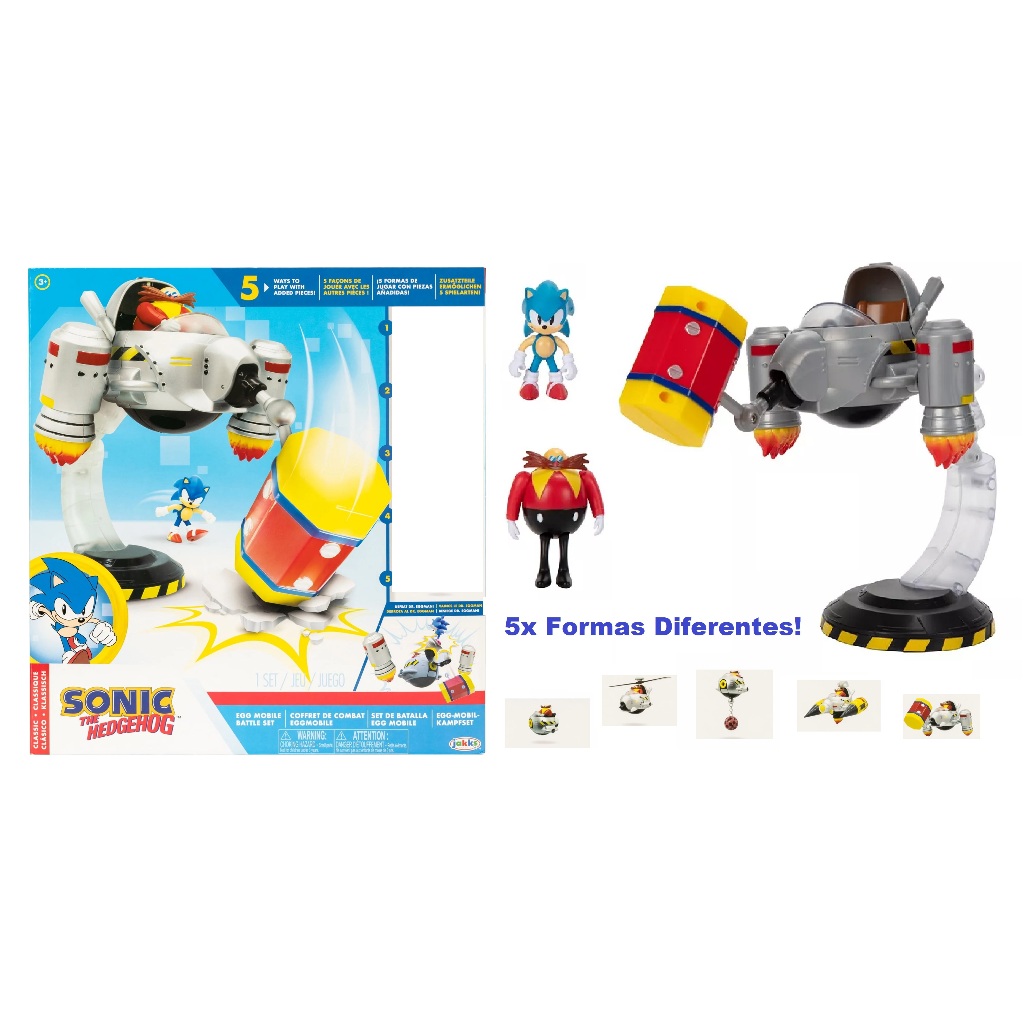 Conjunto De Batalha Sonic Egg Mobile Battle Set Shopee Brasil