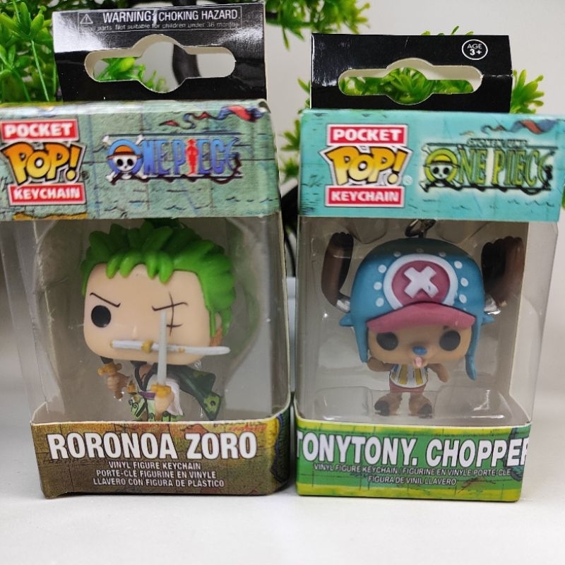 Porte Clé One Piece - Roronoa Zoro Pocket Pop 4cm - Funko