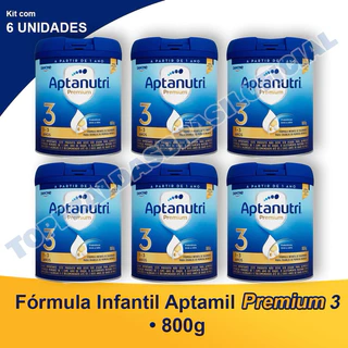 kit 6 Latas Aptanutri Premium N°3 800gr 1-3 Anos