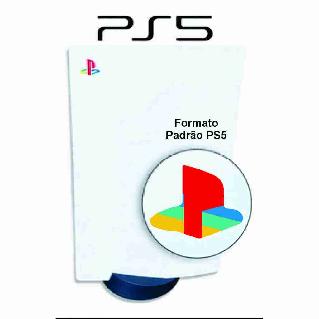 Adesivo Logo PS5 FAT Retro 2 unidades | Shopee Brasil