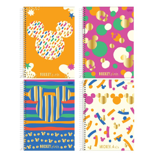 Caderno Mickey Arts Disney 1 Matéria 80 Folhas Universitário
