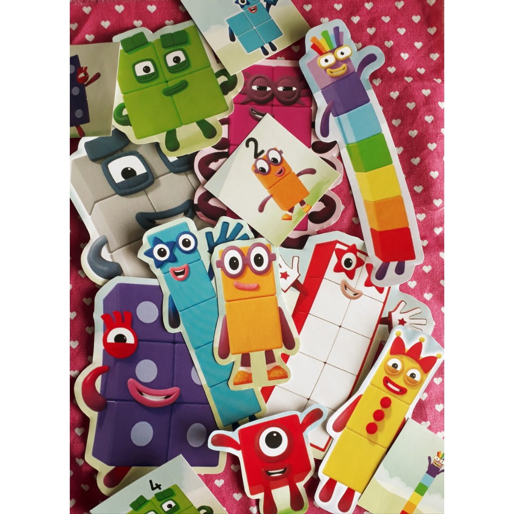 Adesivos Sortidos Dos Numberblocks | Shopee Brasil