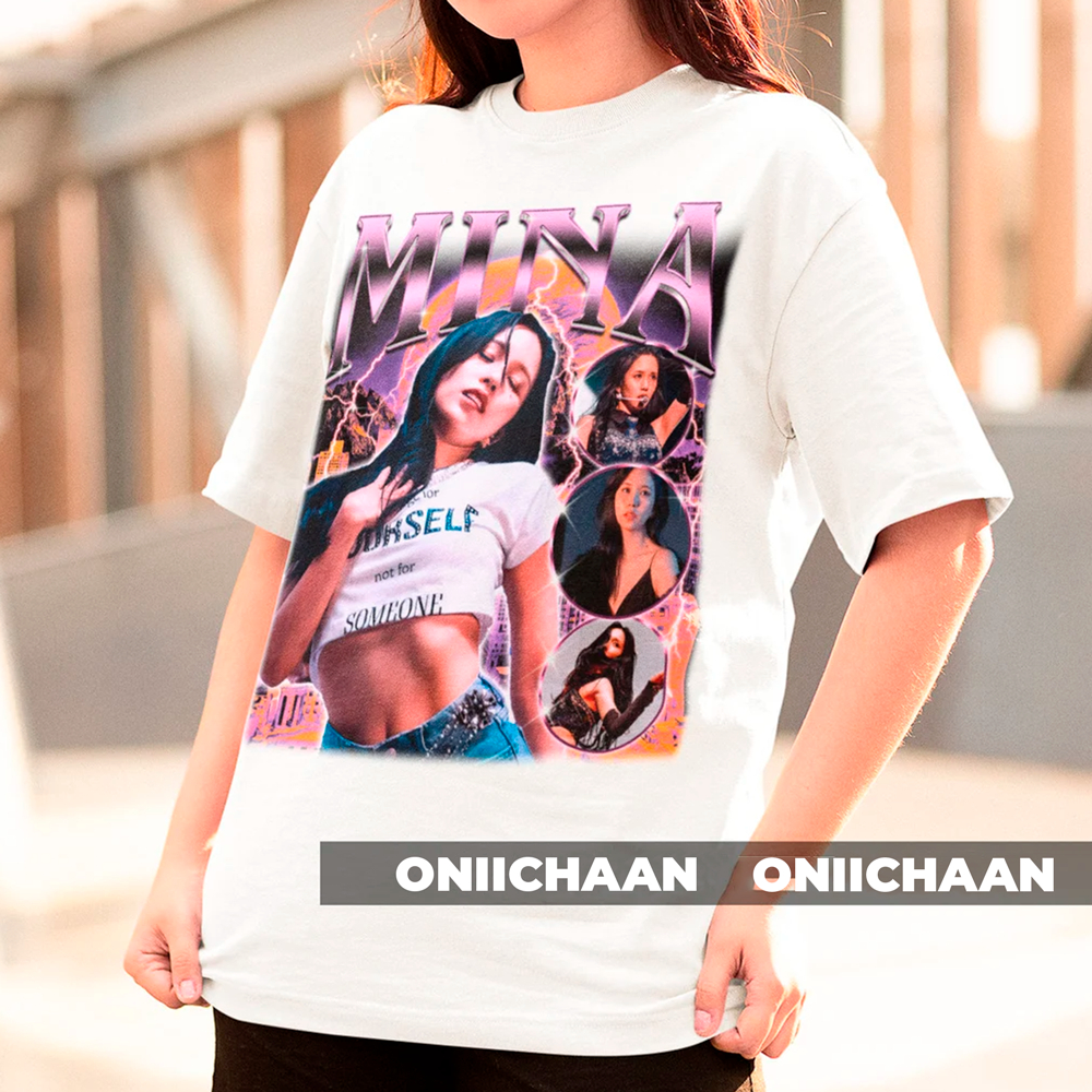 Camiseta T-shirt Unissex Algodão Twice Mina 90's Vintage | Shopee