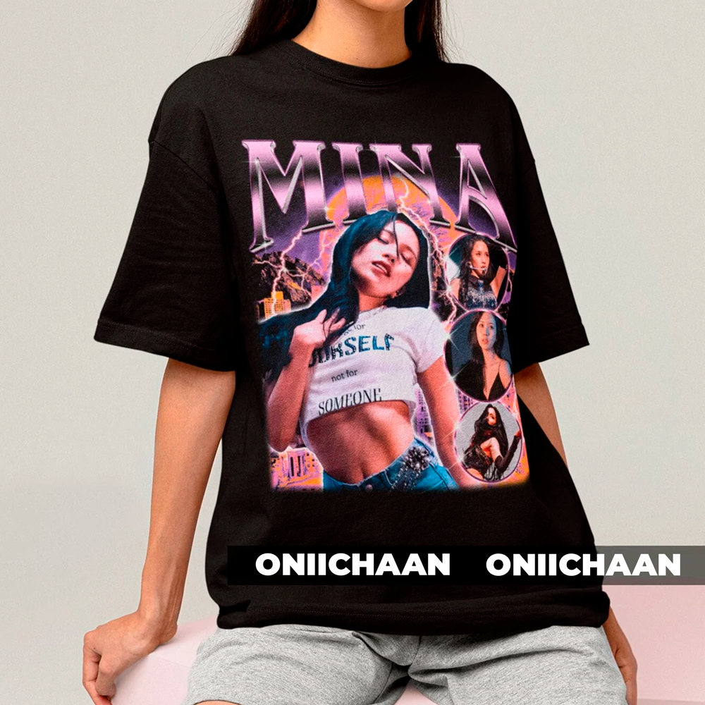 TWICE Tシャツ / MINA【M】 T-SHIRT〈BLACK〉【L】/ MINA / TWICE『THIS IS FOR』 – JYP JAPAN