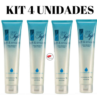 Kit Creme Depilatório Para O Corpo Skin So Soft Avon 125g 4 Unidades