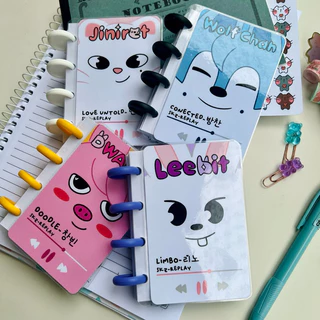 Mini Caderno de Discos Miau Stray Kids Skzoo Kawaii Skz Cute