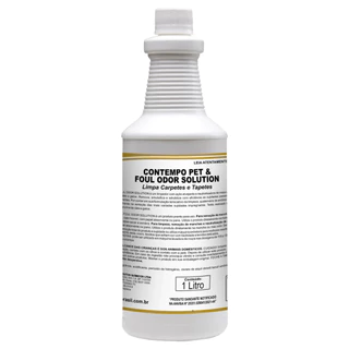 Contempo Pet Odor Solution 1L Limpa e elimina odores de Carpete, Tapetes, Colchões e Sofas