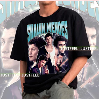 Camiseta T-shirt Unissex Algodão Shawn Mendes Vintage 90s