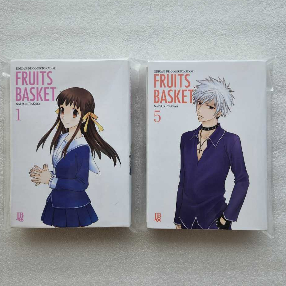 Fruits Basket Edição de Colecionador 1, 2, 3, 4, 5, 6, 7, 8, 9, 10, 11, 12 Mangá Volumes