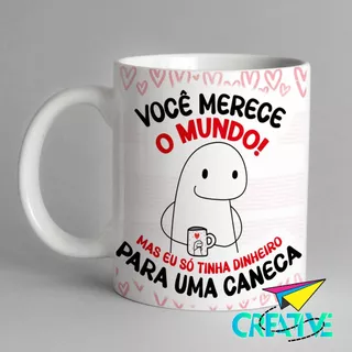 Caneca Flork Dia Dos Namorados Personalizada Porcelana