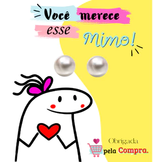 30 tags mimo cliente Personalizada + 30 Pares de Brinco + 30 pares de tarraxa Brinde Cliente em Oferta na Shopee