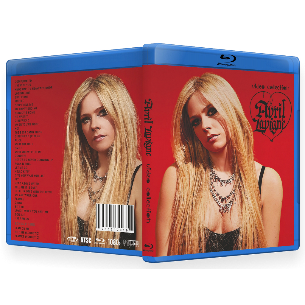 BLU-RAY AVRIL LAVIGNE - VIDEO COLLECTION (fan made) | Shopee Brasil