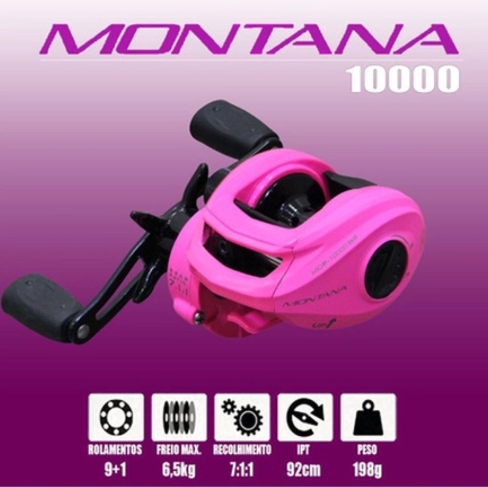 Carretilha Maruri Montana Pink 10000