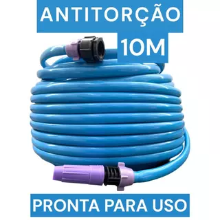 Mangueira Jardim Antitorção Reforçada Mangueira Chata 10 Metros