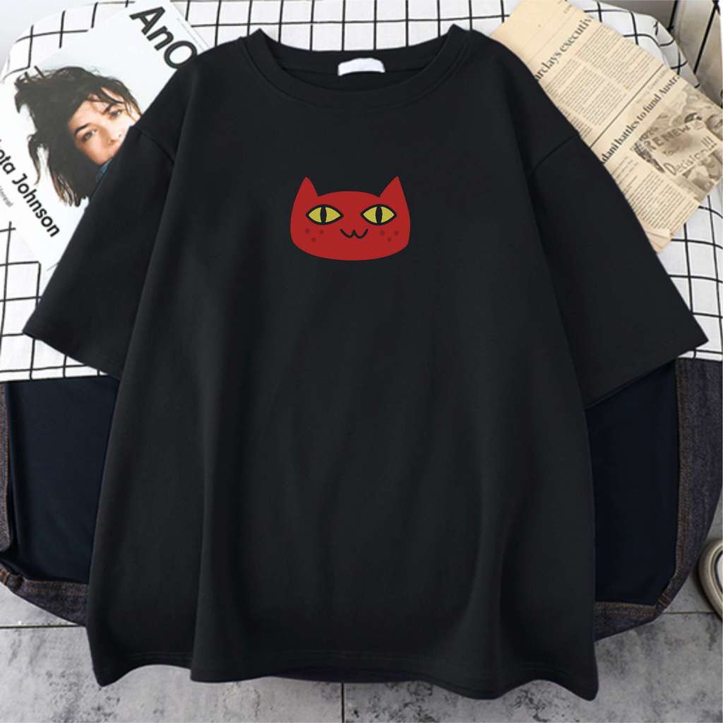 Camiseta Adventure Time Marceline Red Cat Gato Vermelho Unissex