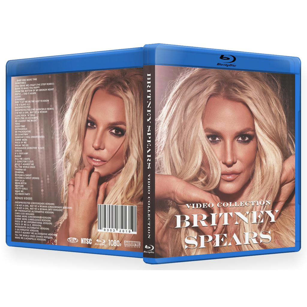 BLU-RAY BRITNEY SPEARS - VIDEO COLLECTION (fan made) | Shopee Brasil