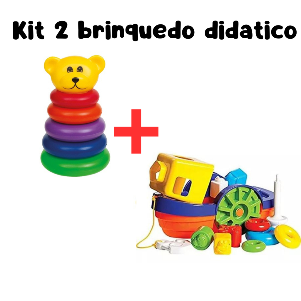 Kit De Brinquedo Infantil Interativo Didatico Educativo Para Bebe ...