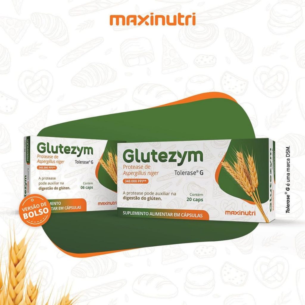 Glutezym Maxinutri Auxilio Na Digestao Do Gluten - 6caps