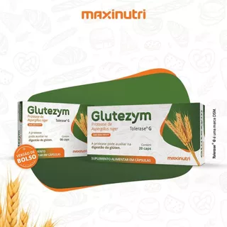 Glutezym Maxinutri Auxilio Na Digestao Do Gluten - 6caps