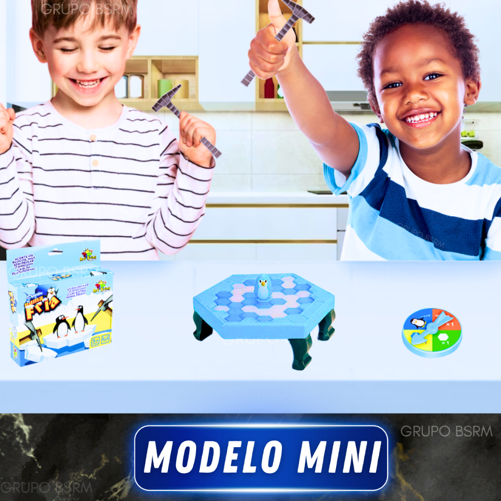Jogo Pinguim Numa Fria Brinquedos Criança 5 anos Infantil Jogo Pinguim ...