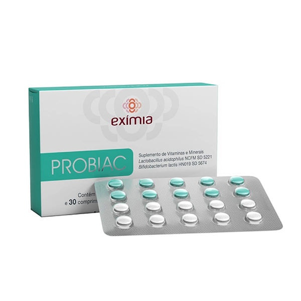 Suplemento Vitamínico EXÍMIA PROBIAC 30 COMPRIMIDOS