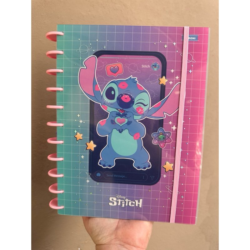 caderno inteligente 10x1 original Stitch | Shopee Brasil