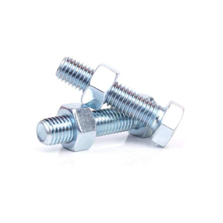 Parafuso Sextavado Zincado 1/4" X 1.1/2" - 100 Unidades Com Porca
