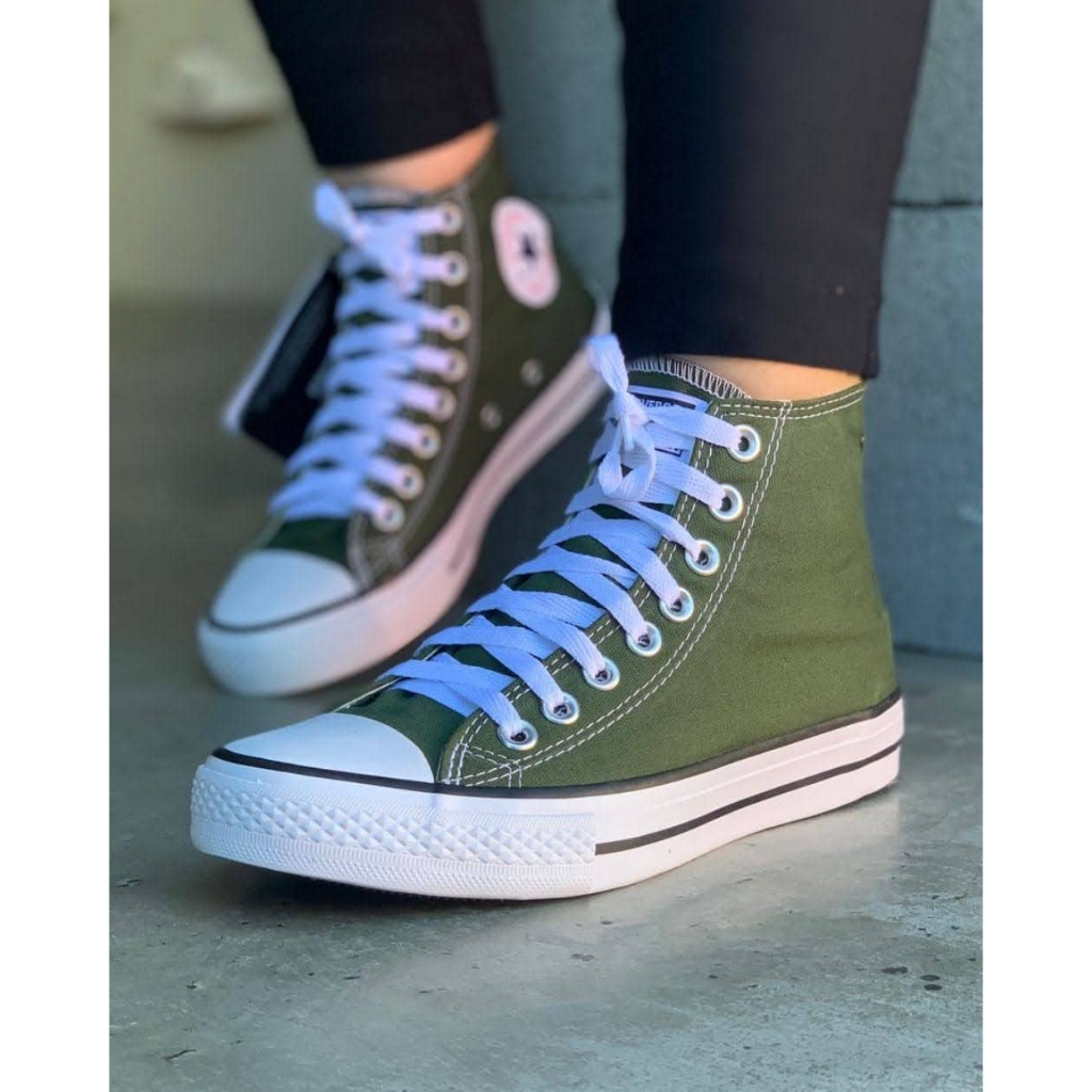 All star cheap verdes militar