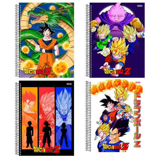 Material Escolar Caderno Universitário Dragon Ball Z Capa Dura 10 ...