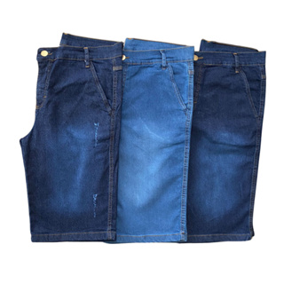 Kit 3 Bermudas Jeans Masculina Elastano Lycra em Promoção na Shopee Brasil  2024