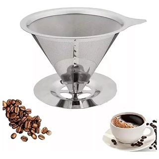 Café Filtro Coador Inox 104 Extra Grande Reutilizável
