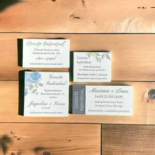 Convites Individuais Casamento/Eventos