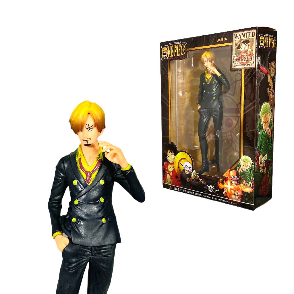 Boneco Sanji Vinsmoke One Piece 18 cm Anime Action Figure