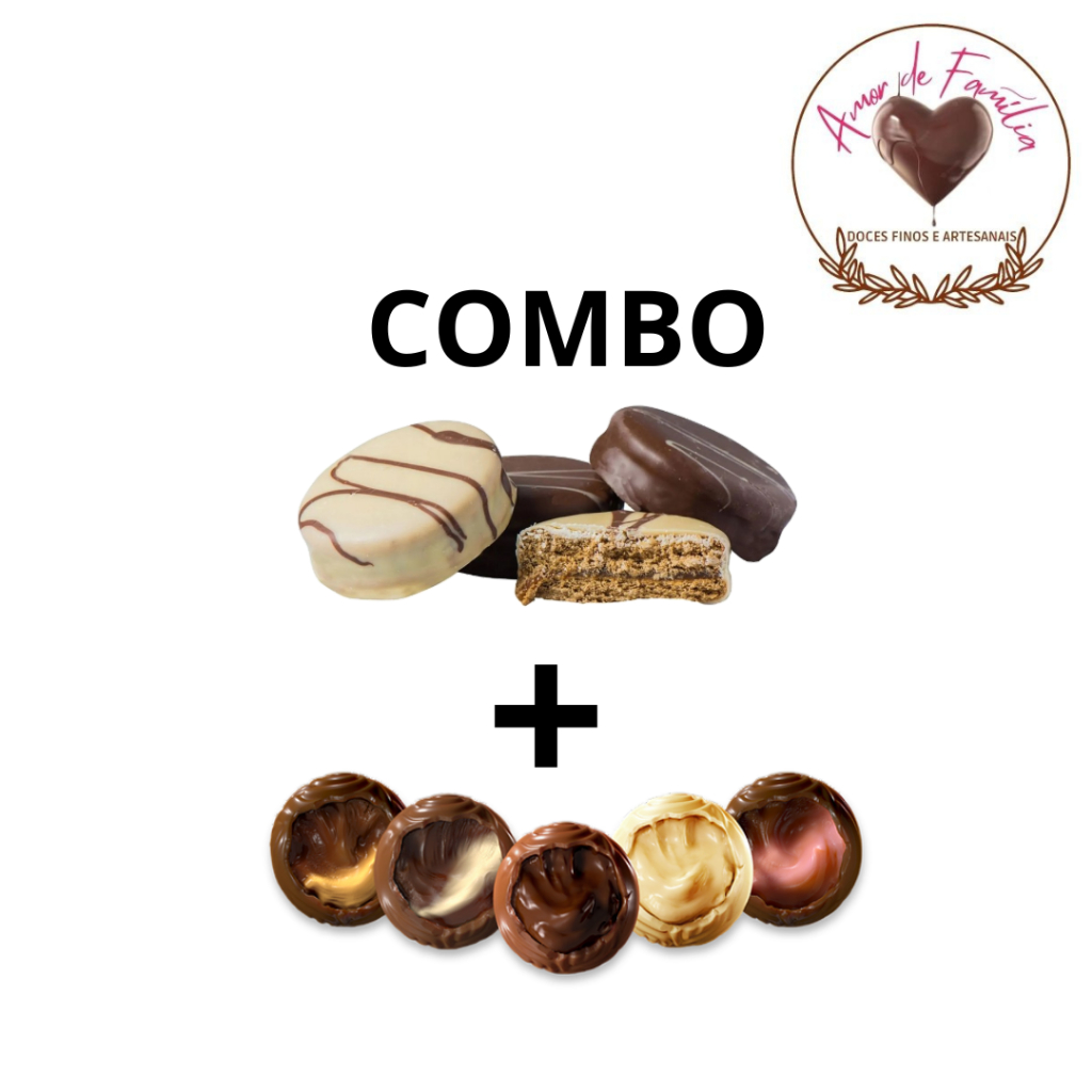 Combo trufa + alfajor preço atacado para revender