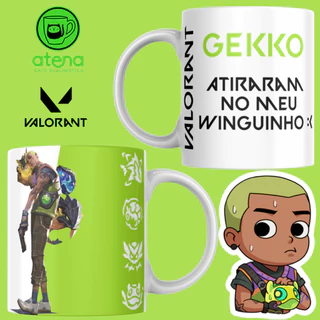 Caneca Personalizada Valorant Gekko 325ml
