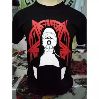 camiseta caveira freira Pentagrama 666 100% Algodão