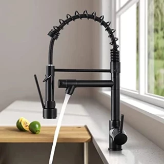 Torneira Gourmet Cozinha Monocomando Dou 50 Cm Premium Preto