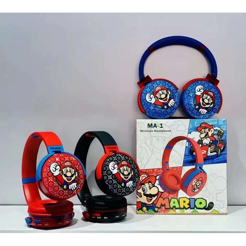 Fone Headset sem Fio Bluetooth Super Mario Melhor Preço