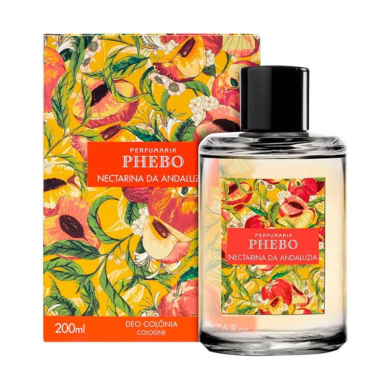 Colônia Nectarina da Andaluzia 200ml Phebo Granado