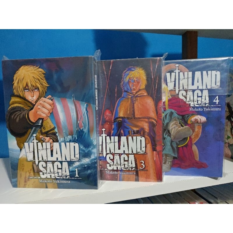 MANGA Pacote Vinland Saga Deluxe, 1,3,4 | Shopee Brasil