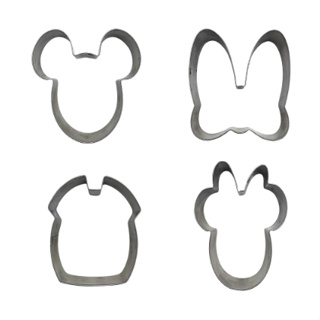 Kit Cortador de Biscoitos Mickey e Minnie