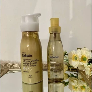 Macadâmia Hidratante Corporal 400ml + Body Splash 200ml Tododia Natura Escolha uma variação