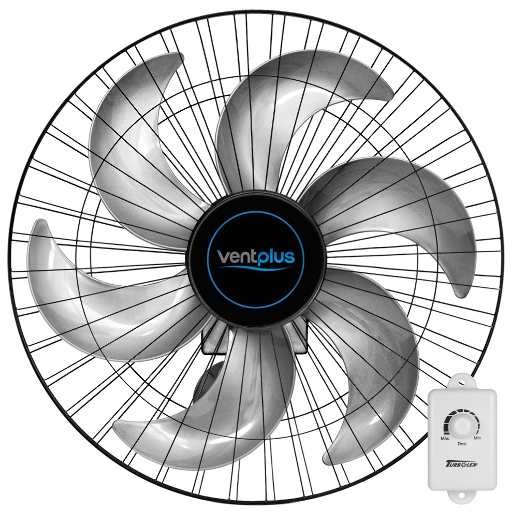 Ventilador Parede 200w VentPlus Forte Potente Biturbo 50cm | Shopee Brasil