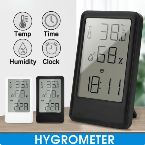 RELOGIO DE MESA/TERMOMETRO/HIGROMETRO DE MESA LELONG