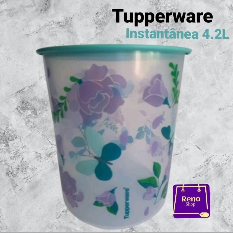 Tupperware Super Instantânea Slim 5 Borboletas 5,5 Litros - Pote